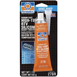 Permatex Type-1 High Temperature RTV Silicone Gasket Maker 3 oz 1 pk