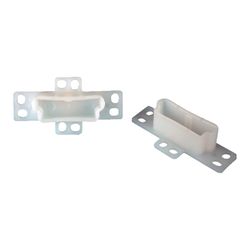 US Hardware Plastic Rear Mounting Bracket 2 pk