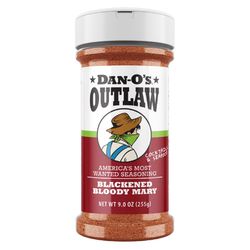 Dan-O's Outlaw Blackened Bloody Mary BBQ Seasoning 9 oz