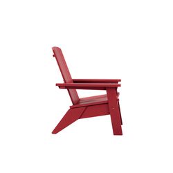 Breeo Cardinal Red Poly Lumber Frame Adirondack Chair