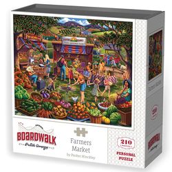 Boardwalk Farmers Market Jigsaw Personal Puzzle 210 pc
