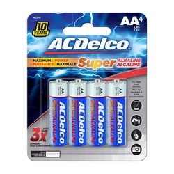 ACDelco AA Alkaline Batteries 4 pk Carded