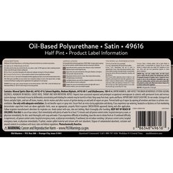 Old Masters Satin Clear Oil-Based Polyurethane 0.5 pt