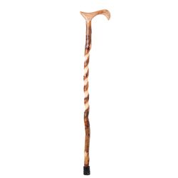 Brazos Walking Sticks 34 in. Brown Wood Cane