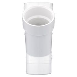 Charlotte Pipe Schedule 40 3 in. Hub X 3 in. D Hub PVC Street Wye 1 pk