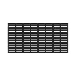 Barrette Outdoor Living 3 ft. W X 6 ft. L Black Polymer Screen Panel
