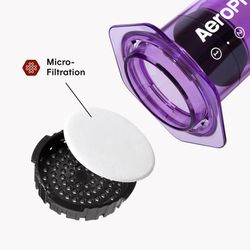 AeroPress 8 fl. oz. Purple Coffee Maker