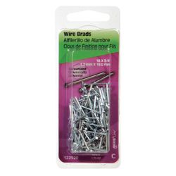 HILLMAN 18 Ga. X 3/4 in. L Electro Galvanized Steel Brad Nails 1 pk 1.75 oz