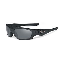 Oakley SI Straight Jacket Sunglasses Unisex Matte Black Frame Gray Lens