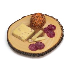 Lipper International Rustic 15 in. L X 15 in. W X 1.75 in. Acacia Wood Serving Plank