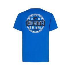 Costa M Short Sleeve Men's Crew Neck Royal Blue Prado Tee Shirt
