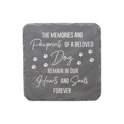 Pavilion Stones with Stories Gray Cement/Stone 7.75 in. H X 7.75 in. L X 0.75 in. W Beloved Dog Step