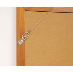 HILLMAN Zinc Silver Large D-Ring Hanger 4 pc
