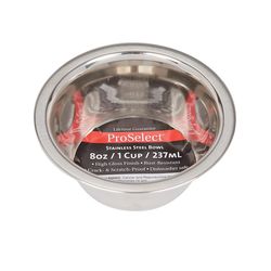 Boss Pet ProSelect Silver Stainless Steel 8 oz Pet Bowl For Cats/Dogs
