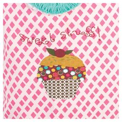 Mu Kitchen Sweet Stuff 1 pocket Multi-Colored Cotton Polka Dot Apron and Mitt Set