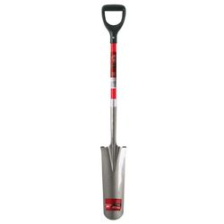 Ace 45.75 in. Steel Round Drain Spade Fiberglass Handle