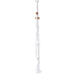 Primitive Planters White Cotton 36 in. H Plant Hanger 1 pk