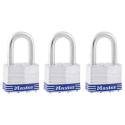 Master Lock 2 in. W Laminated Steel Double Locking Exterior Padlock