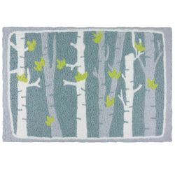 Jellybean 20 in. W X 30 in. L Multi-Color Birch Woods Polyester Accent Rug