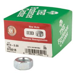 HILLMAN M14-2.00 mm Zinc-Plated Steel Metric Hex Nut 1 pk