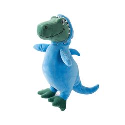 Pet Shop by Fringe Studio For Dog Blue/Green Plush Feelin Jawsome Dog Toy 1 pk
