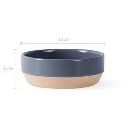 Pet Shop by Fringe Studio Navy Celestial Ceramic Medium Pet Bowl