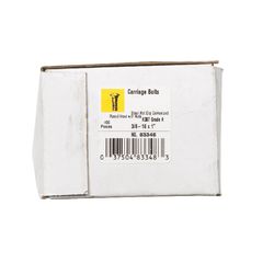 HILLMAN 3/8 in. X 16-1/2 in. L Hot Dipped Galvanized Steel Carriage Bolt 100 pk