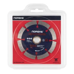 Norske 4 in. D X 5/8 and 7/8 in. Diamond Continuous Rim Diamond Saw Blade 1 each