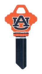 HILLMAN NCAA Alabama Crimson Tide House/Office Key Blank 68 Single For Schlage Locks Orange