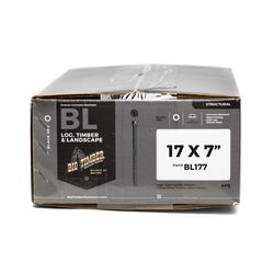 Big Timber No. 17 Sizes X 7 in. L Hex Drive Hex Washer Head Coarse Timber Screws
