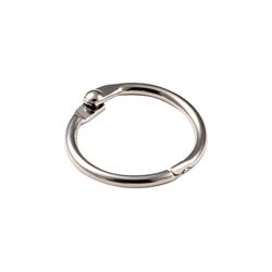 Lucky Line Nickel-Plated Steel Silver Binder Ring