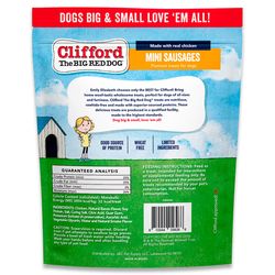 Clifford the Big Red Dog Chewy Beef Grain Free Sausage Treat For Dogs 6 oz 1 pk