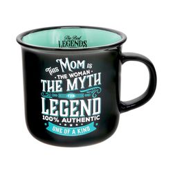 Pavilion Legends Of The World 13 oz Black/Teal BPA Free Mom Mug