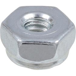 HILLMAN 6-32 in. Zinc-Plated Steel USS Nylon Lock Nut 100 pk