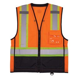 Ergodyne GloWear Reflective Safety Vest Hi-Viz Orange L/XL