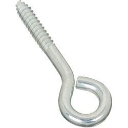 National Hardware 4.5 in. L Zinc-Plated Silver Steel Lag Screw Eye 1 pk
