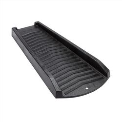 Amerimax 2 in. H X 11 in. W X 24 in. L Black Vinyl Splash Block