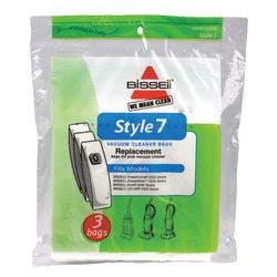 Bissell Vacuum Bag For Upright Vacuums 3 pk Style 7
