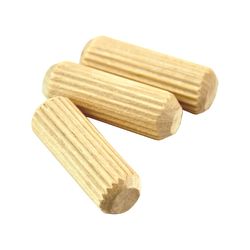 Richelieu Fluted Wood Dowel Pin 5/16 in. D X 1.5 in. L 33 pk Natural