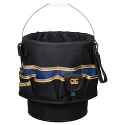 CLC 3 in. W X 12.75 in. H Polyester Bucket Organizer 48 pocket Black/Tan 1 pc