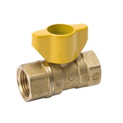BK Products Proline Series 1/2 in. Brass FIP Ball Valve T-Handle For Gas