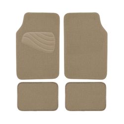 Armor All Brown Carpet Auto Floor Mats 4 pk