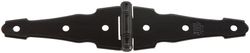 National Hardware 4 in. W X 4 in. L Black Steel Ornamental Strap Hinge 1 pk