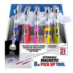Shawshank LEDz 32 in. Telescoping Hi Vis Magnetic Pick-Up Tool 8 lb. pull