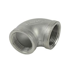 BK Products Proline 1-1/2 in. FIP in. X 1-1/2 in. D FIP Stainless Steel 90 Degree Elbow