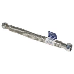 Eastman 3/4 in. FIP X 3/4 in. D FIP 12 in. Stainless Steel Water Heater Supply Line