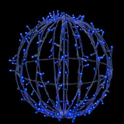 Holiday Bright Lights LED M5 Blue 120 ct Christmas Lights