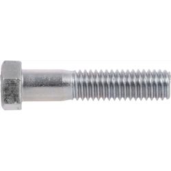 HILLMAN 3/8 in. D X 6-1/2 in. L Zinc Plated Steel Hex Bolt 50 pk