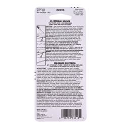 Oatey 4 oz Acid Core Wire Solder 0.081 in. D Tin/Lead 40/60 1 pc