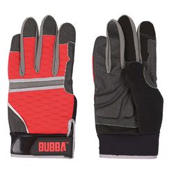Bubba M Neoprene Red Fishing Gloves
